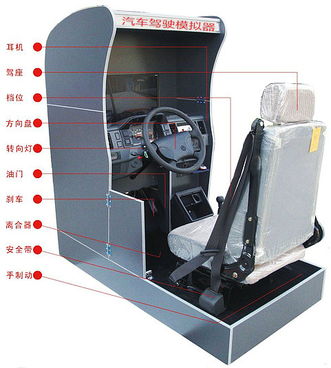 豪華型汽車(chē)駕駛模擬器